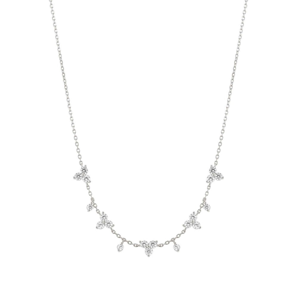 Nomination Silver Life Bouquet CZ Necklace