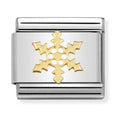 Nomination Composable Gold Snowflake Charm 030109/14