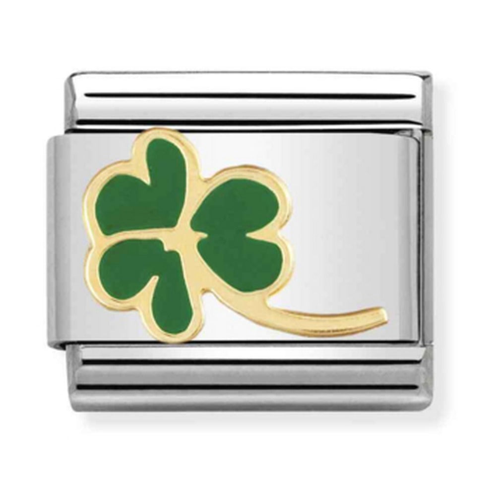 Nomination Composable Gold Shamrock Charm