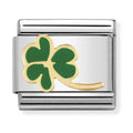 Nomination Composable Gold Shamrock Charm