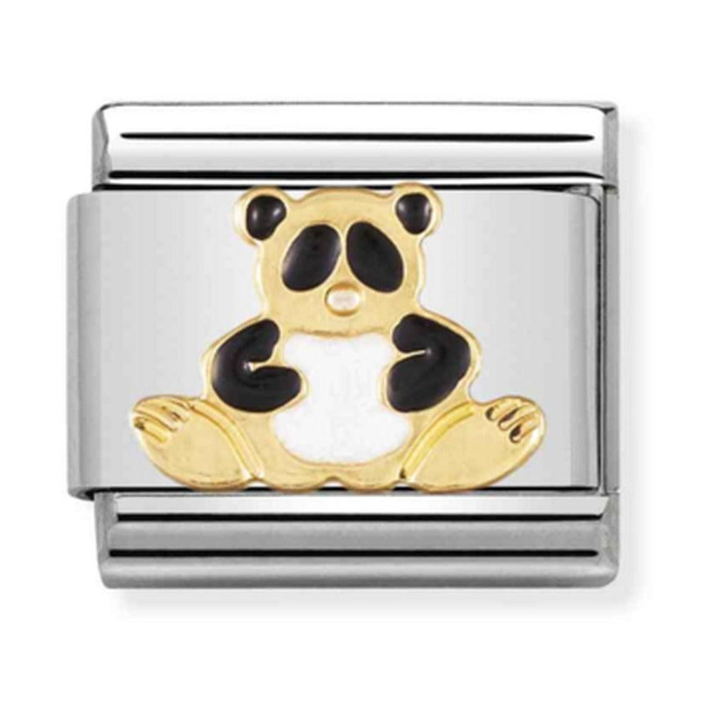 Nomination Composable Gold Panda Charm 030212/39