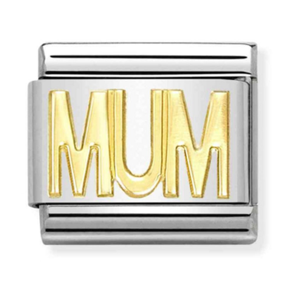 Nomination Composable Gold Mum Charm 030107/14