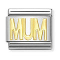 Nomination Composable Gold Mum Charm 030107/14