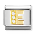 Nomination Composable Gold CZ Letter E Charm 030301/05