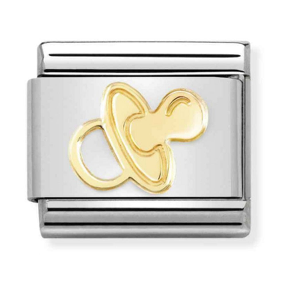 Nomination Composable Gold Pacifier Charm 030162/70