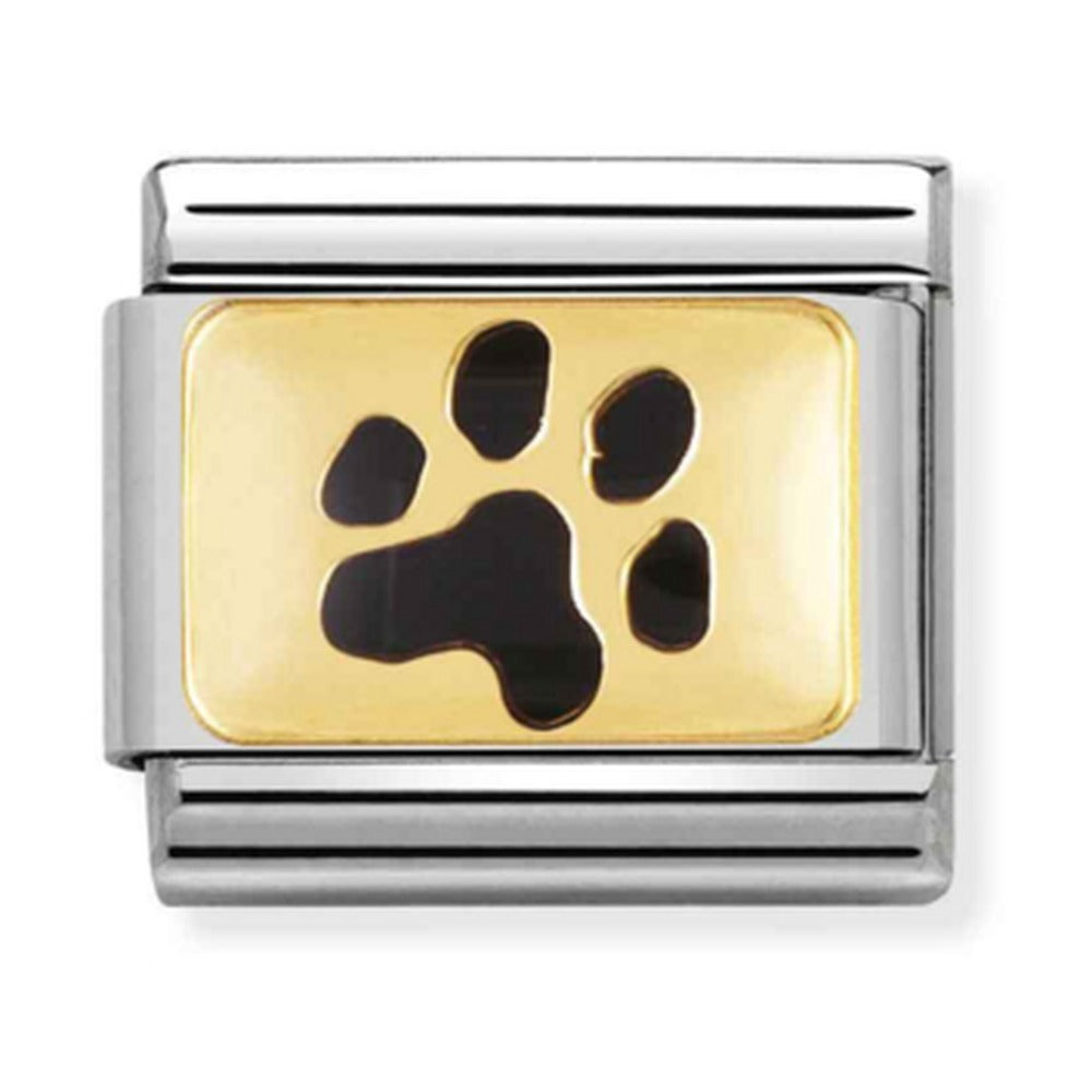Nomination Composable Gold Paw Print Charm 030284/47