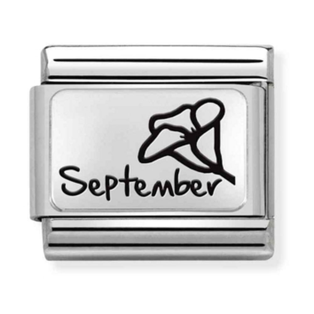 Nomination Composable Silver September Flower Charm 330112/21