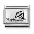 Nomination Composable Silver September Flower Charm 330112/21