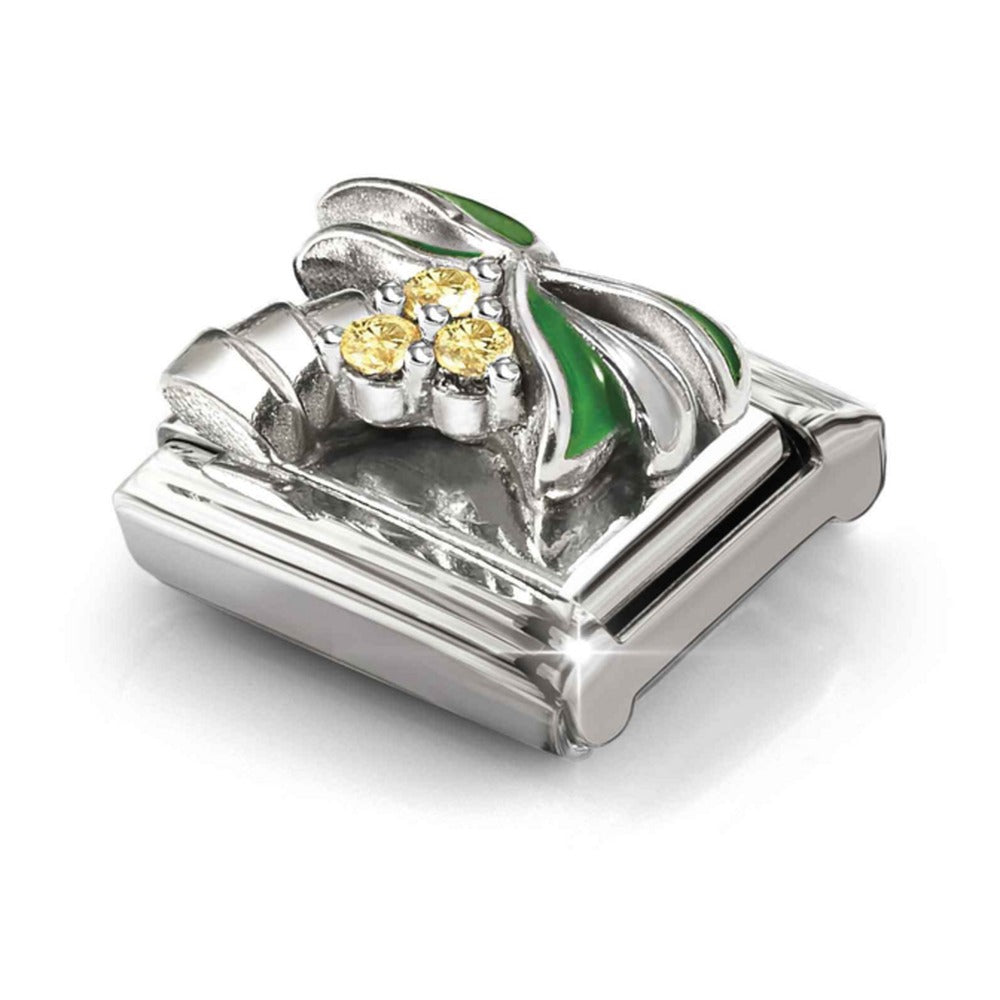 Nomination Composable Silver CZ Palm Tree Charm 330328/22