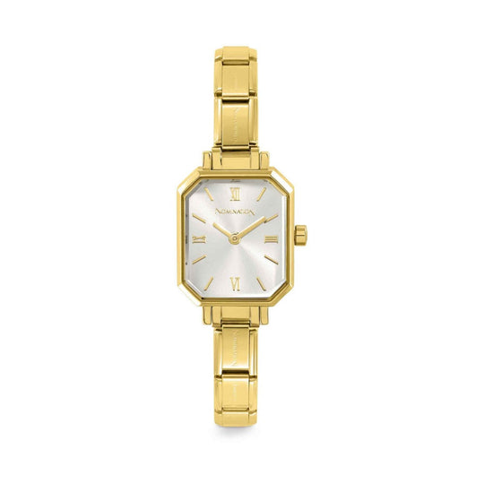 Nomination Paris Rectangular Silver Dial Watch 076032/017