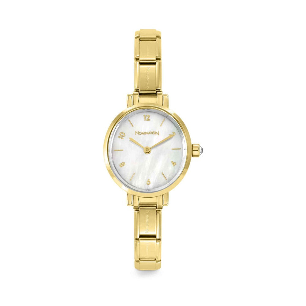 Nomination Paris Oval Mother Of Pearl Dial Bracelet Watch 076041/008