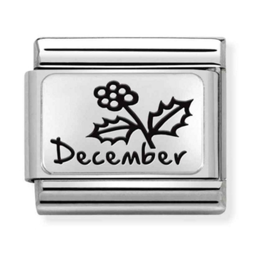 Nomination Composable Silver December Flower Charm 330112/24