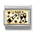 Nomination Composable Gold Cheers Charm 030166/61