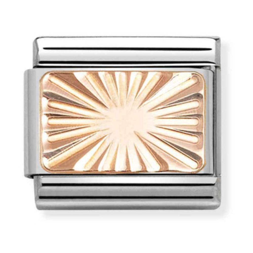 Nomination Composable Rose Gold Diamond Cut Charm 430101/56
