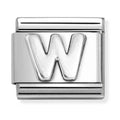 Nomination Composable Silver Letter W Charm 330113/23