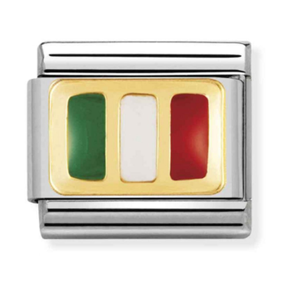 Nomination Composable Gold Italy Flag Charm 030234/21