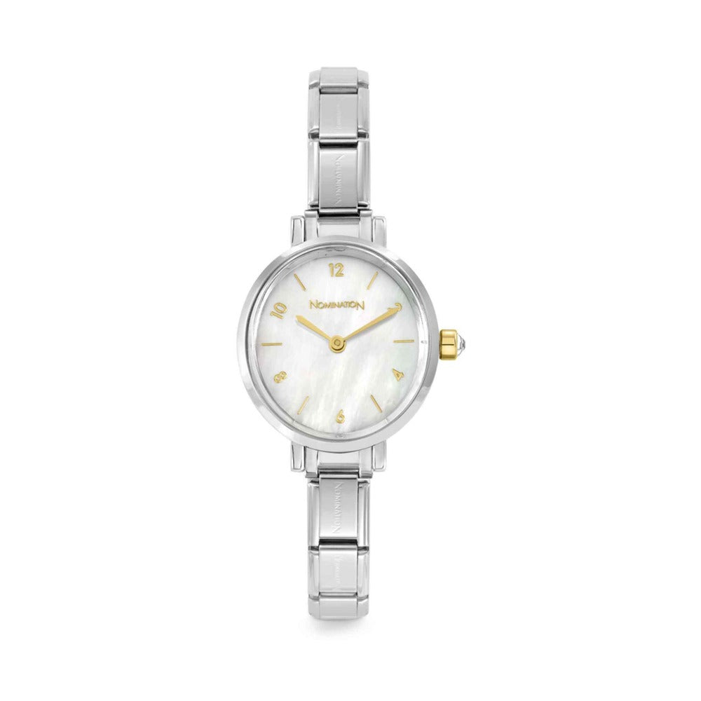 Nomination Paris Oval Mother Of Pearl Dial Bracelet Watch