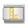 Nomination Composable Gold CZ Letter L Charm 030301/12