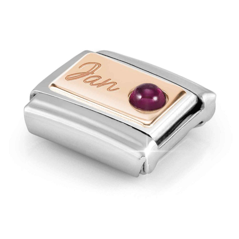 Nomination Composable Rose Gold January Charm 430508/01