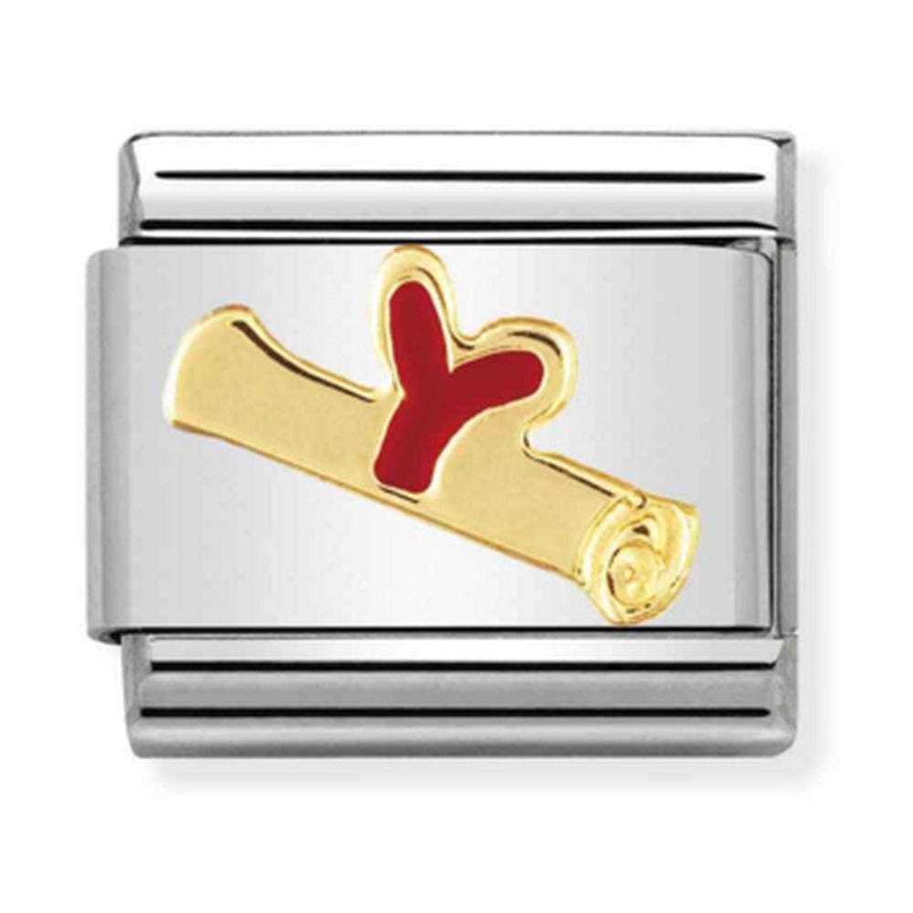 Nomination Composable Gold Diploma Charm 030223/03