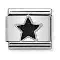 Nomination Composable Silver Black Star Charm 330202/05