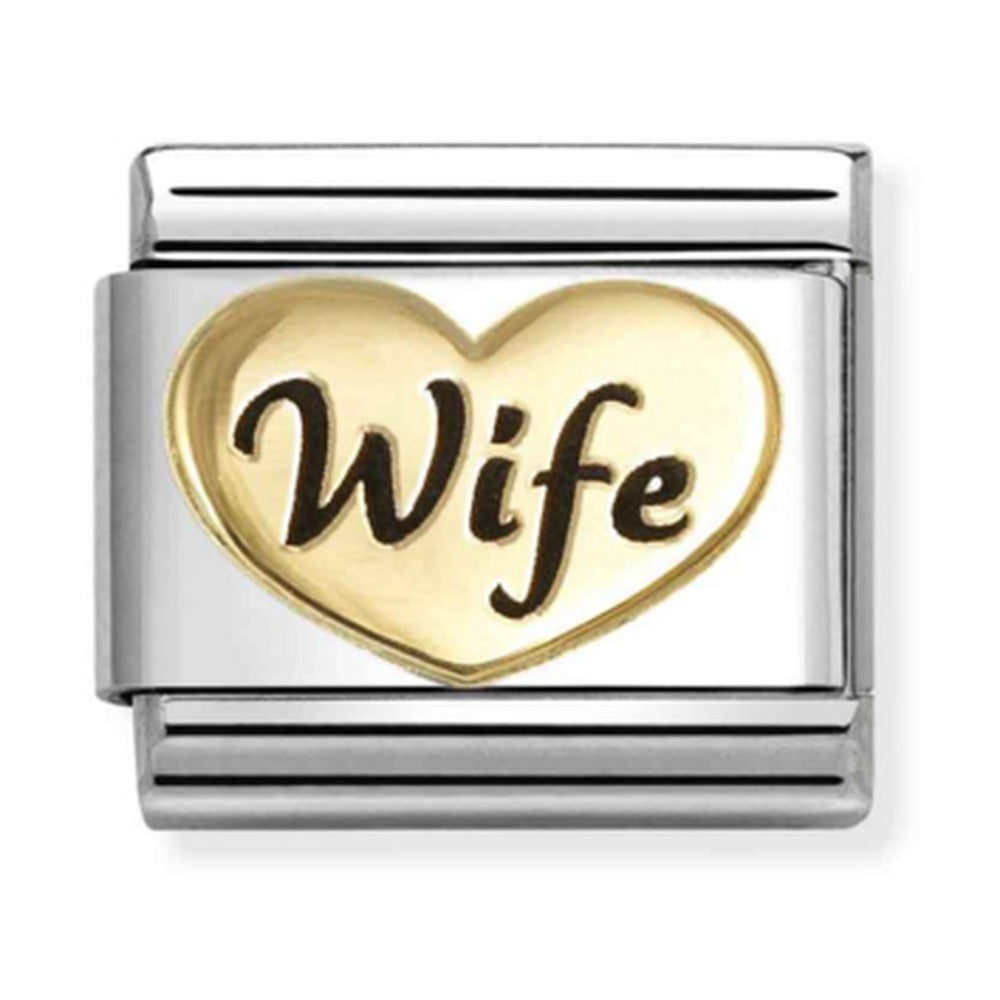 Nomination Composable Gold Wife Charm 030285/82