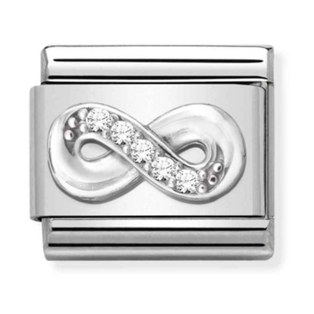 Nomination Composable Silver CZ Infinity Charm 330304/41