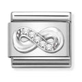 Nomination Composable Silver CZ Infinity Charm 330304/41