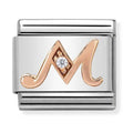 Nomination Rose Gold Letter M Charm 430310/13