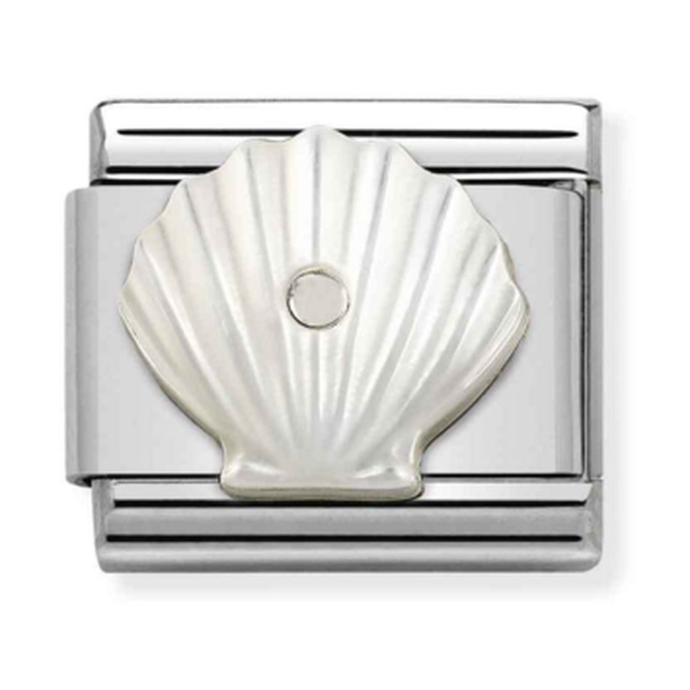 Nomination Composable Silver Mother Of Pearl Shell Charm 330509/11