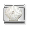 Nomination Composable Silver Mother Of Pearl Shell Charm 330509/11