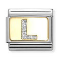 Nomination Composable Gold Glitter Letter L Charm 030291/12