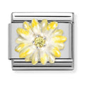 Nomination Composable Silver Enamel Flower Yellow Charm 330321/04