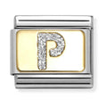 Nomination Composable Gold Glitter Letter P Charm 030291/16