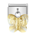 Nomination Composable Crystal Gold Butterfly Charm 030604/28