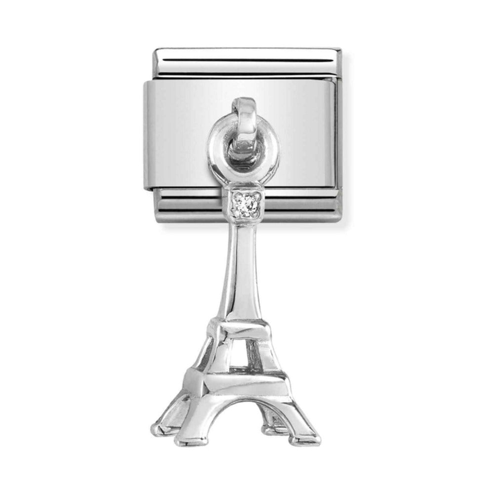 Nomination Composable Silver Eiffel Tower Drop Charm 331880/01