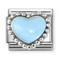 Nomination Composable Blue Enamel Raised Heart Charm 330204/34
