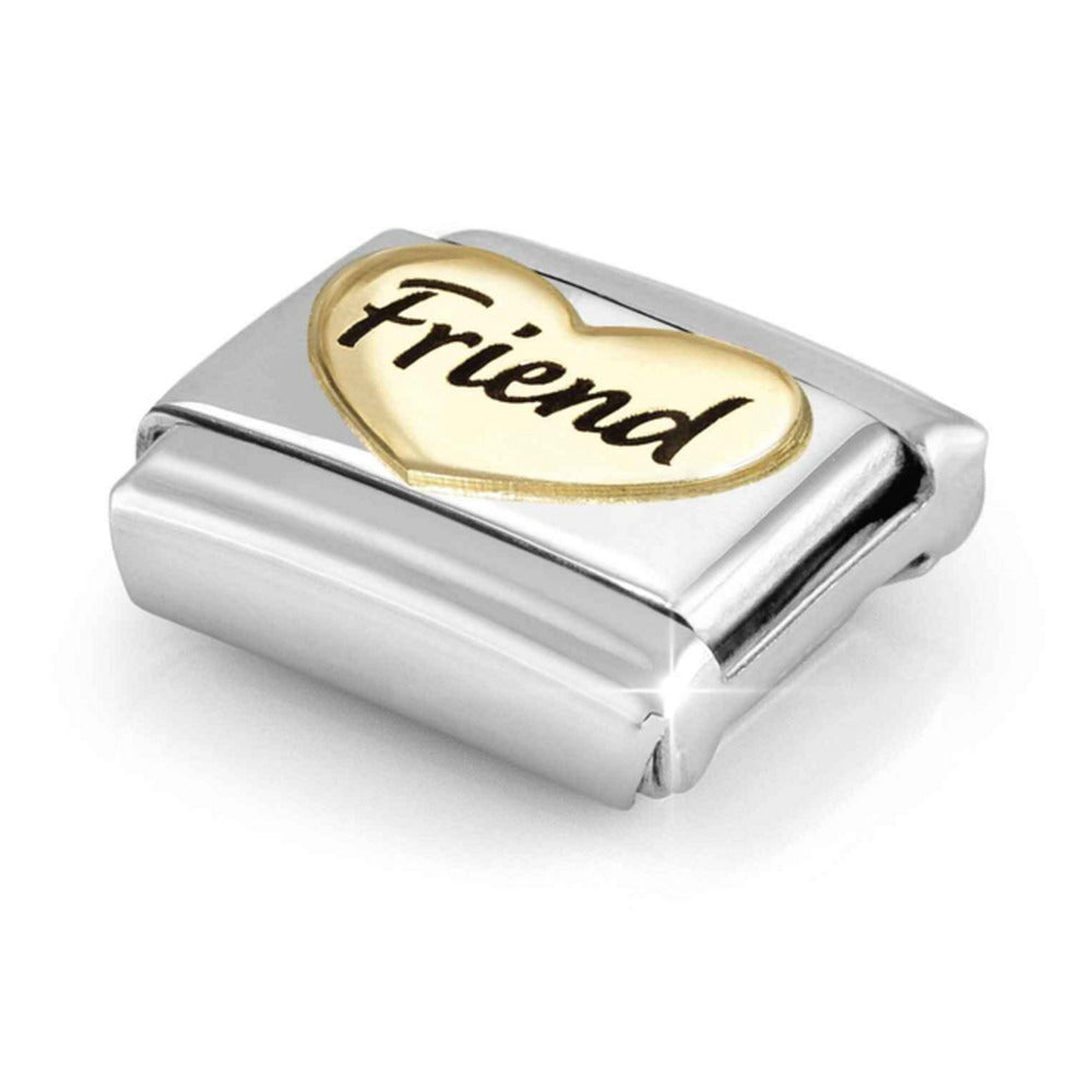 Nomination Composable Gold Friend Heart Charm 030285/84