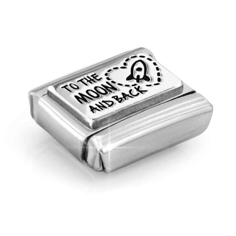 Nomination Composable Silver To The Moon and Back Charm 330111/39