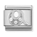 Nomination Composable Silver CZ Letter Q Charm 330301/17