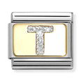 Nomination Composable Gold Glitter Letter T Charm 030291/20