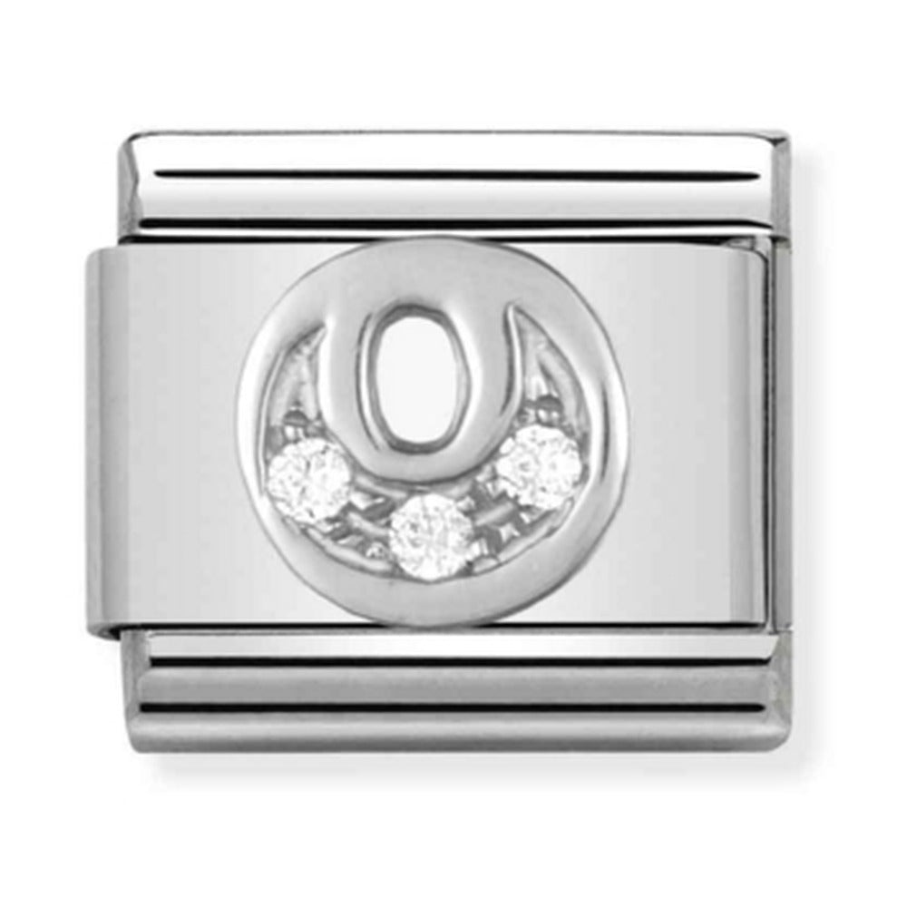 Nomination Composable Silver CZ Letter O Charm 330301/15
