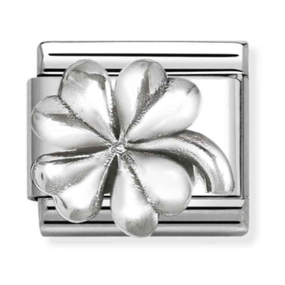 Nomination Composable Silver Four-Leaf Clover Charm 330101/96