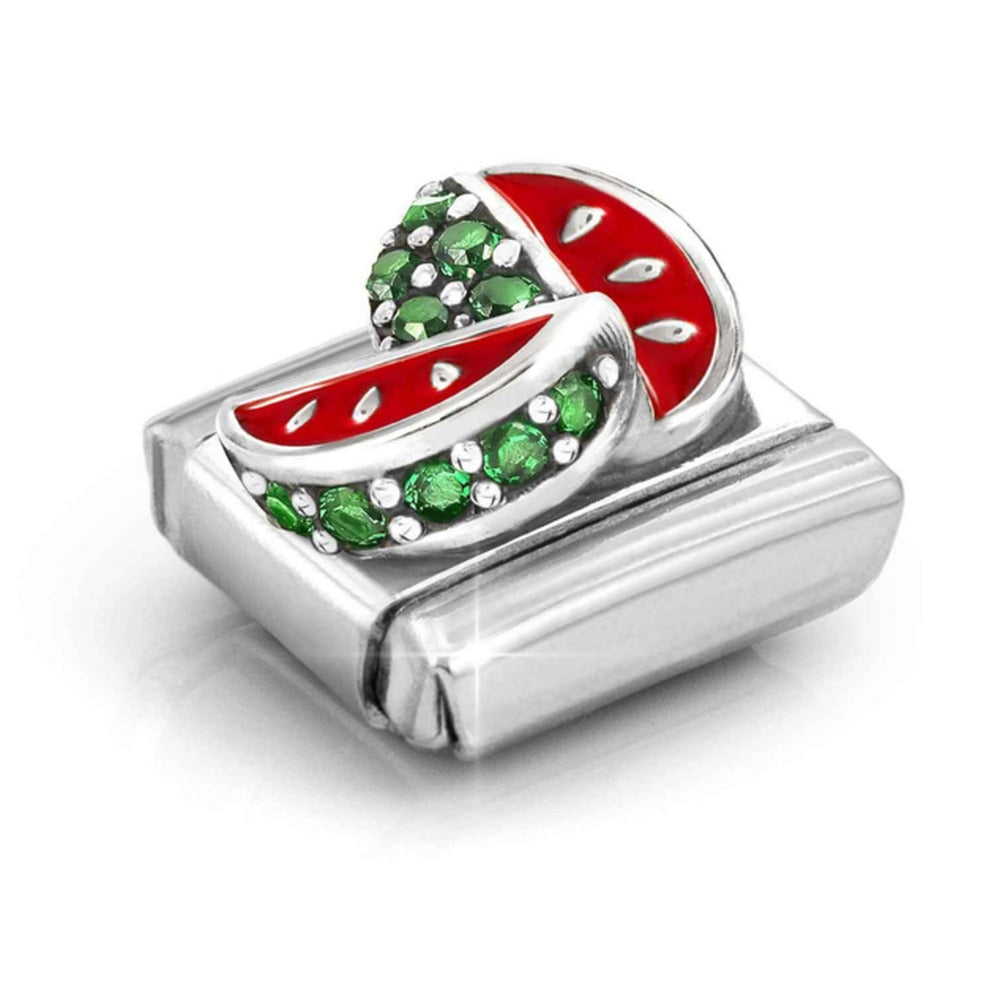 Nomination Composable Silver CZ Watermelon Charm 330306/09