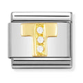 Nomination Composable Gold CZ Letter T Charm 030301/20