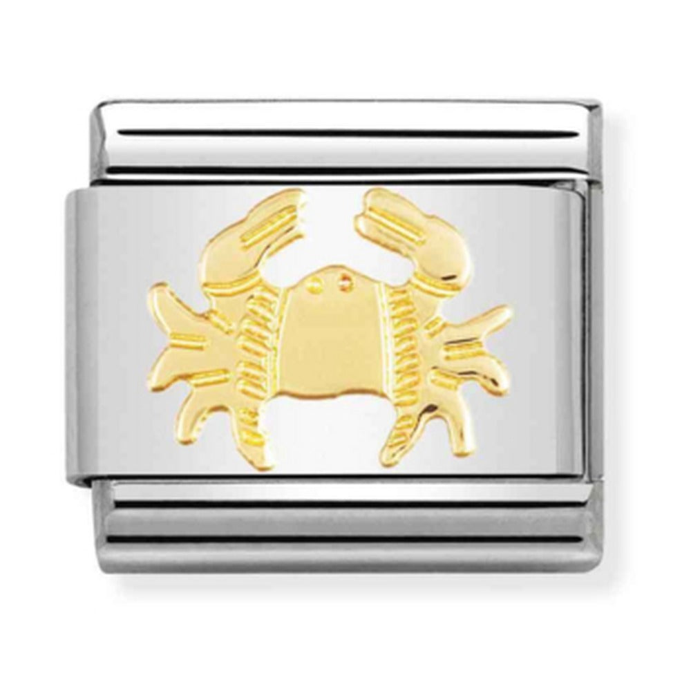 Nomination Composable Gold Zodiac Cancer Charm 030104/04