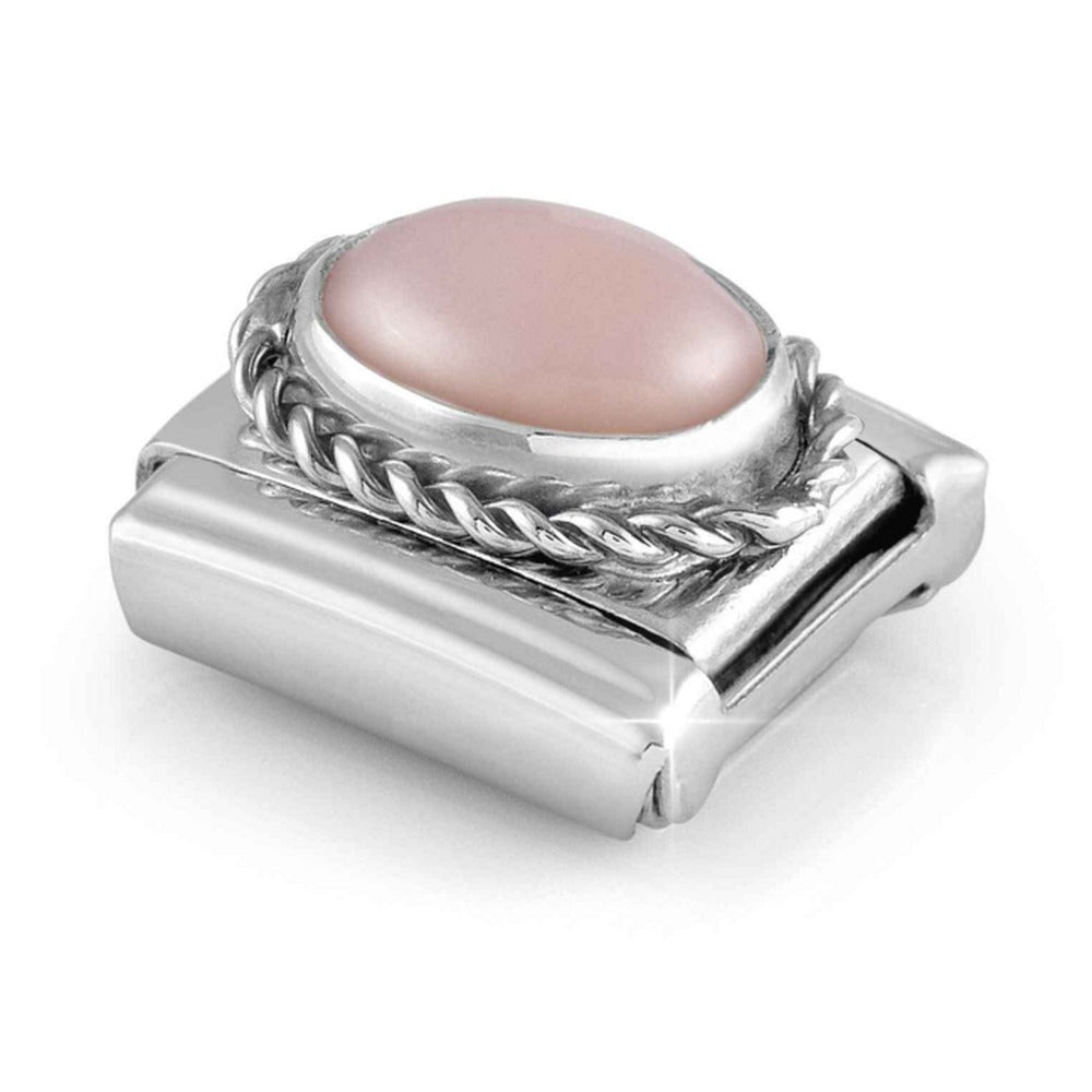 Nomination Composable Classic Silver Hard Stones Pink Opal 330503/22