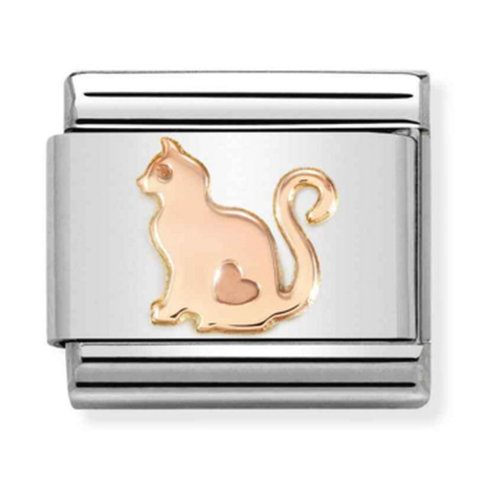 Nomination Composable Rose Gold CAT Charm 430104/51