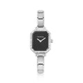 Nomination Paris Rectangular CZ Black Dial Bracelet Watch *
