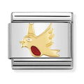 Nomination Composable Gold Robin Charm 030211/06